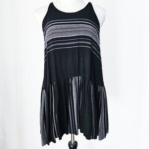 Gibson Latimer Flared Peplum Tank Top